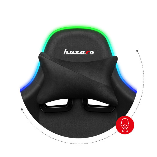 HUZARO FORCE 6.2 Mesh RGB LED Gaming Stuhl