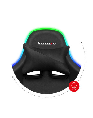 HUZARO FORCE 6.2 Mesh RGB LED Gaming Stuhl