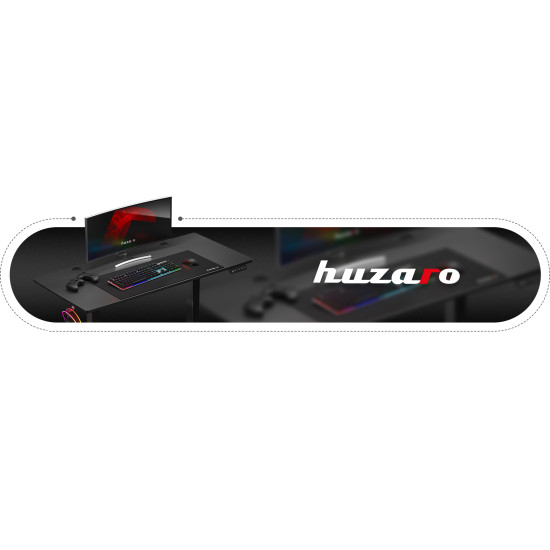 Huzaro Hero 8.2 Schwarz Elektrischer Schreibtisch