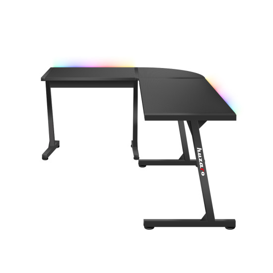 Huzaro Hero 6.0 RGB schwarz Eck-Gaming-Tisch