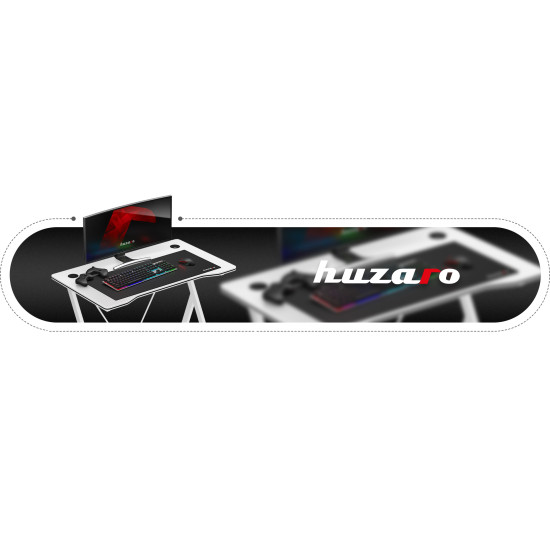 Huzaro Hero 1.4 Weißer Gaming-Schreibtisch