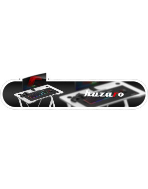 Huzaro Hero 1.4 Weißer Gaming-Schreibtisch