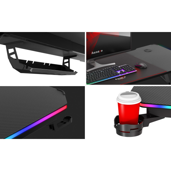 Huzaro Hero 3.3 RGB-Gaming-Tisch