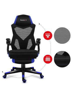 HUZARO COMBAT 3.0 Blau Gaming-Stuhl