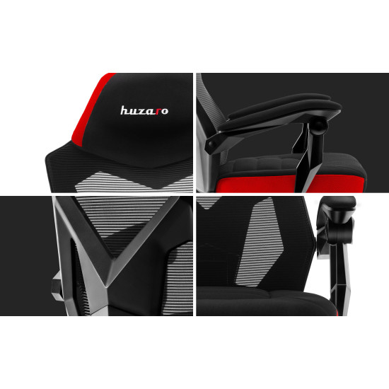 HUZARO COMBAT 3.0 Rot Gaming-Stuhl