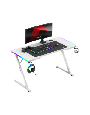 Huzaro Hero 2.5 RGB WHITE Gaming-Tisch