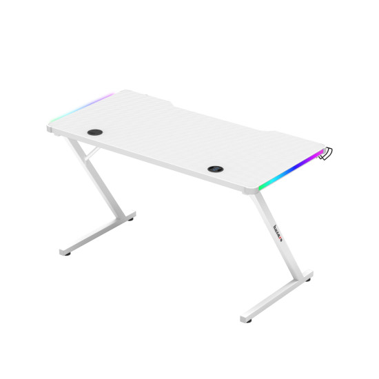 Huzaro Hero 2.5 RGB WHITE Gaming-Tisch