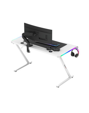 Huzaro Hero 2.5 RGB WHITE Gaming-Tisch