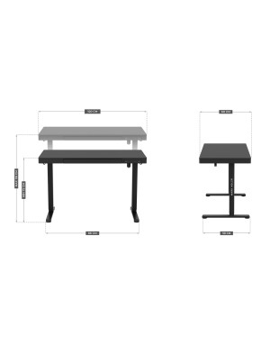 Mark Adler Leader 8.2 elektrischer Schreibtisch Schwarz