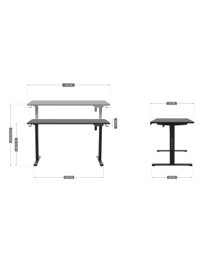 Mark Adler Leader 7.4 Elektrischer Schreibtisch Schwarz