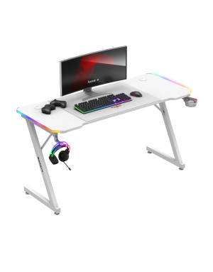 Huzaro Hero 3.3 Weiß RGB-Gaming-Tisch