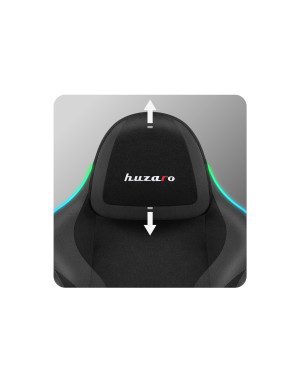 Huzaro Force 4.6 Schwarz Mesh RGB Smart Gaming Stuhl