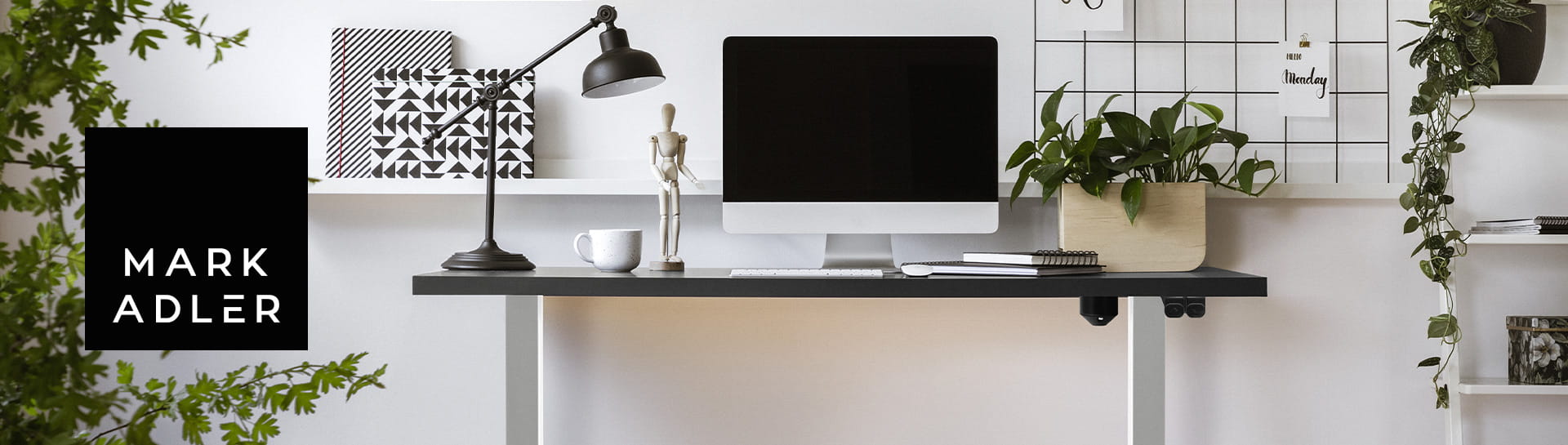 Mark Adler Xeno 2.0 Elektro-Schreibtischständer Weiß