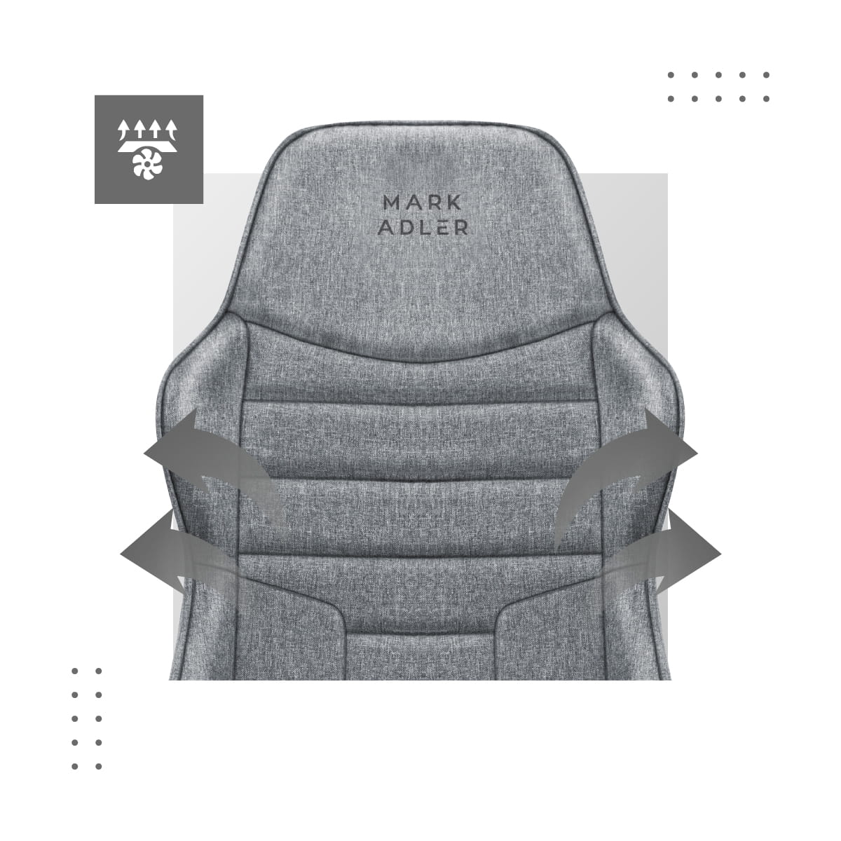 Mark Adler Boss 4.2 Bürostuhl Grau