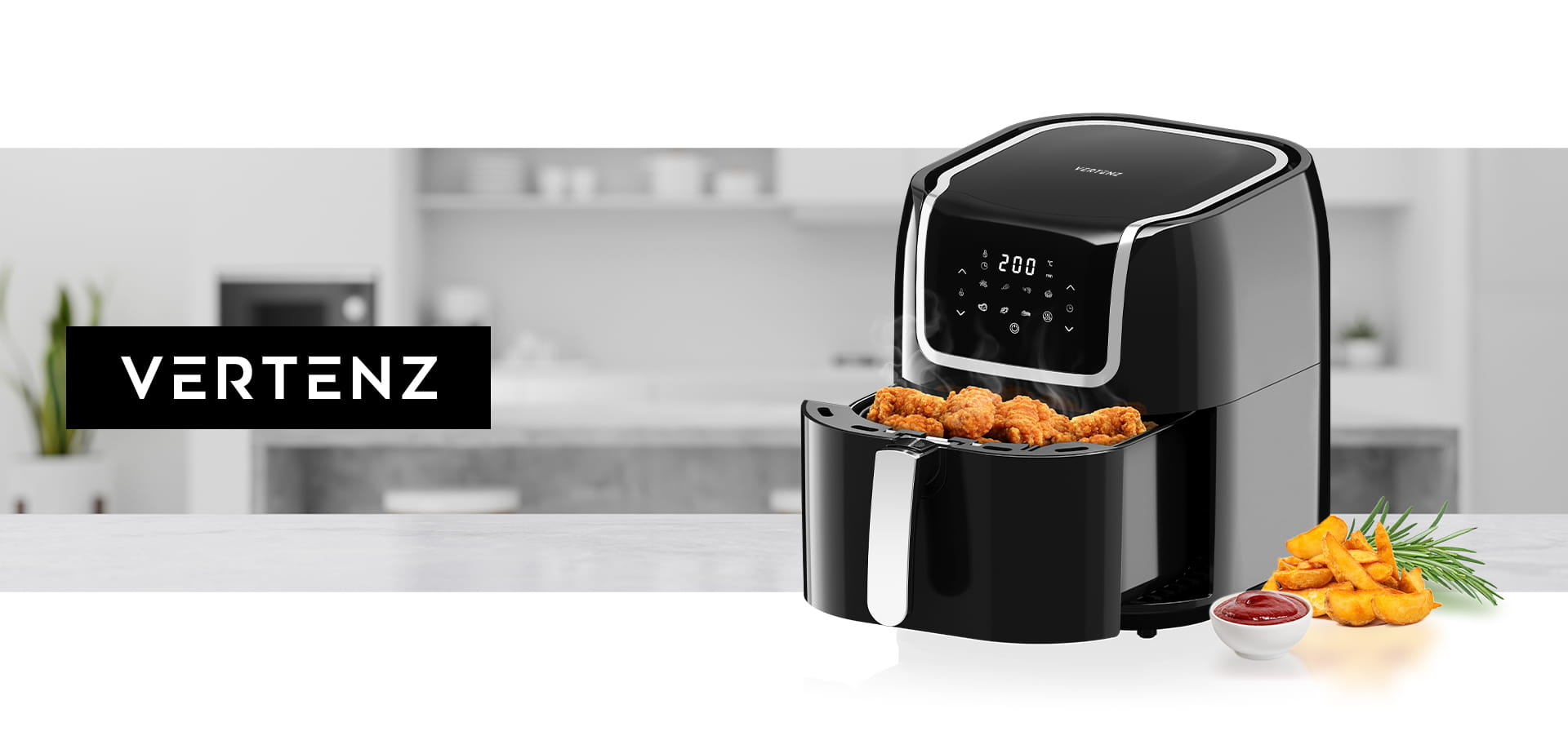 VERTENZ Taste 70 Heißluftfritteuse 