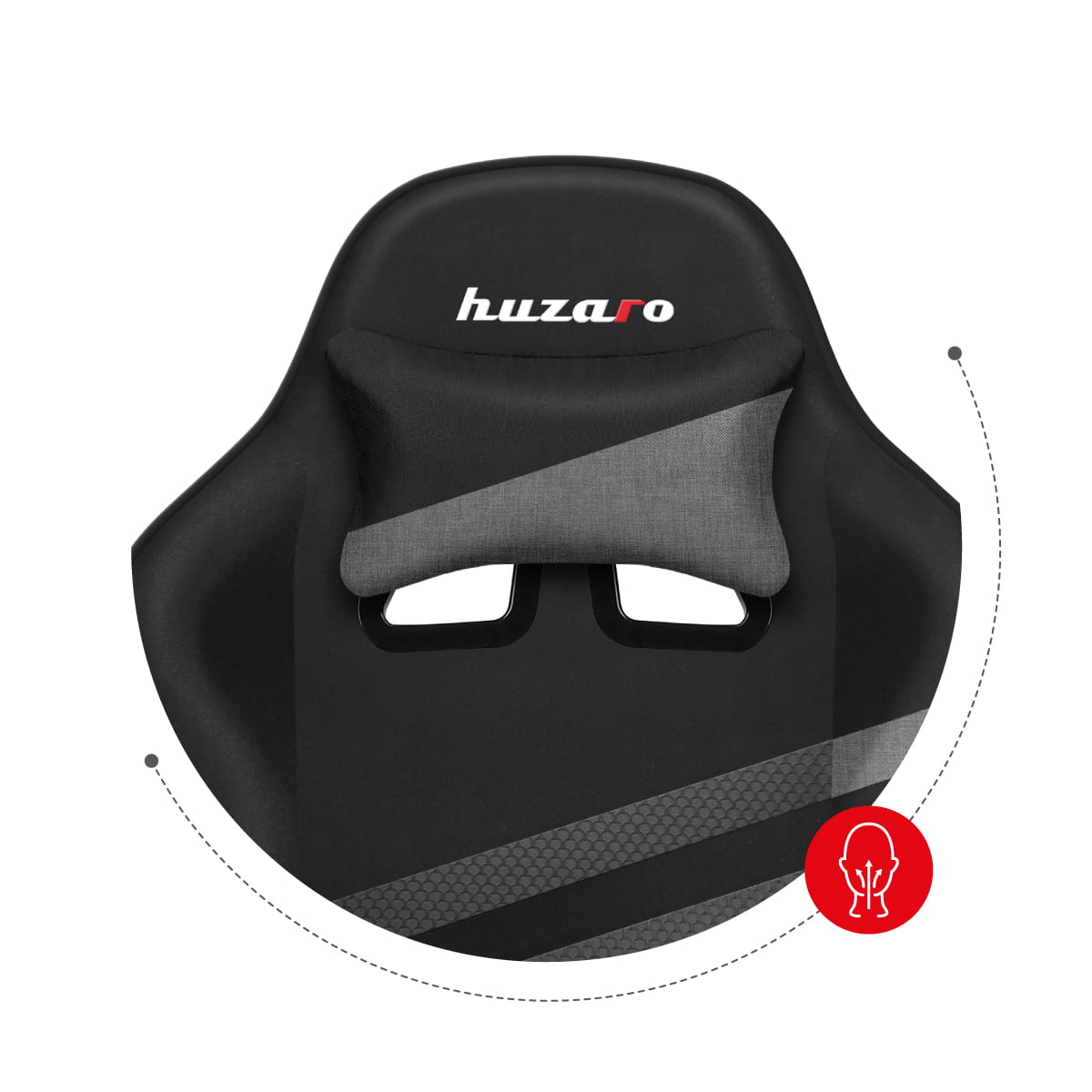 HUZARO FORCE 4.4 Grau Mesh Gaming-Stuhl