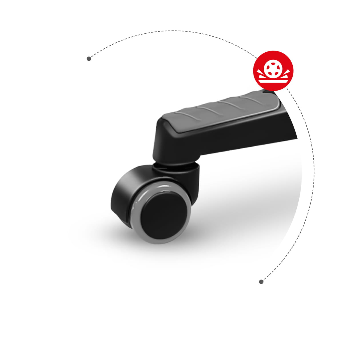 HUZARO FORCE 4.4 Grau Mesh Gaming-Stuhl