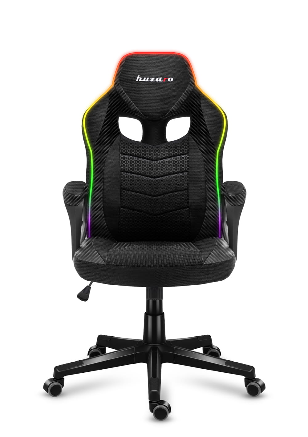 Huzaro Force 2.5 RGB LED Carbon Mesh Gaming-Stuhl