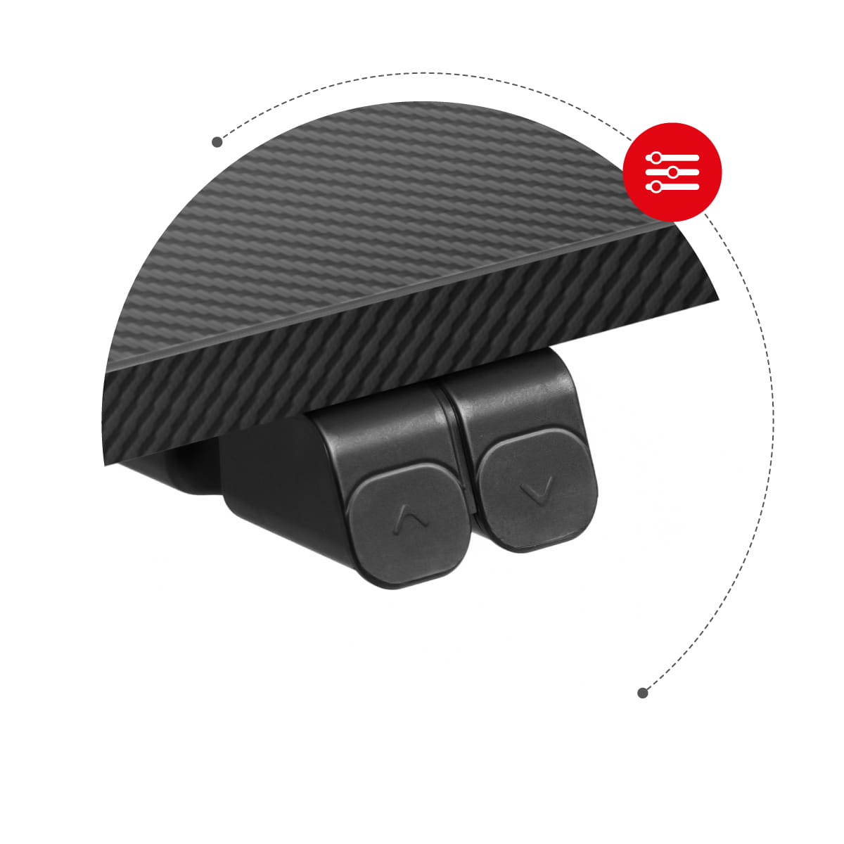 Huzaro Hero 8.0 Schwarzer elektrischer Schreibtisch