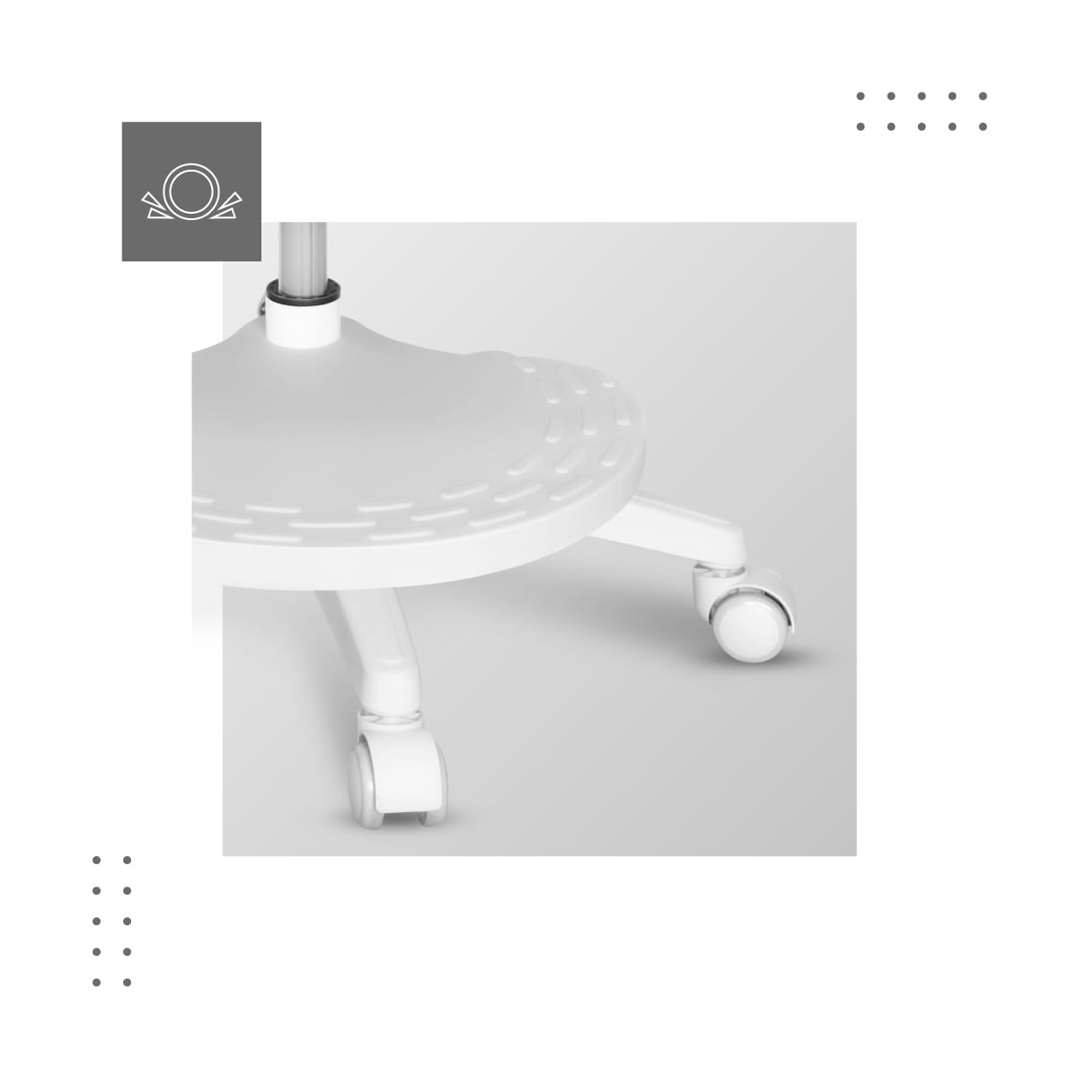 Mark Adler JUNIOR 5.0 Rosa Drehstuhl 