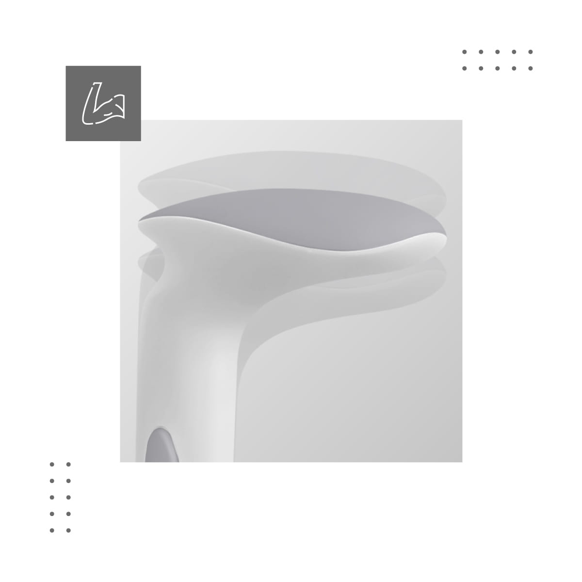 Mark Adler JUNIOR 5.0 Grauer Drehstuhl 