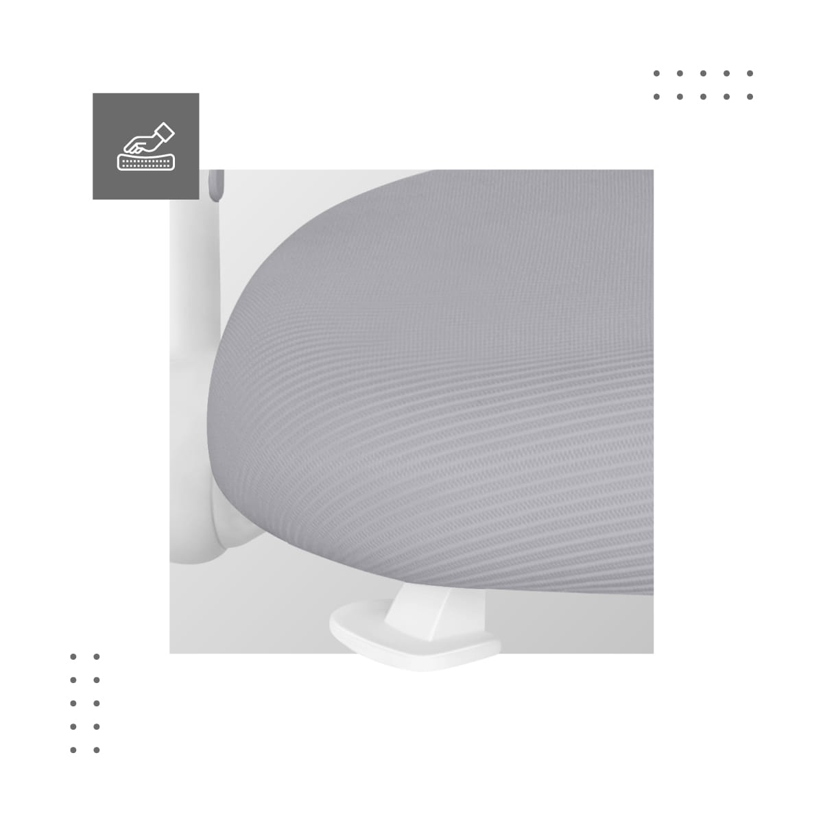 Mark Adler JUNIOR 5.0 Grauer Drehstuhl 