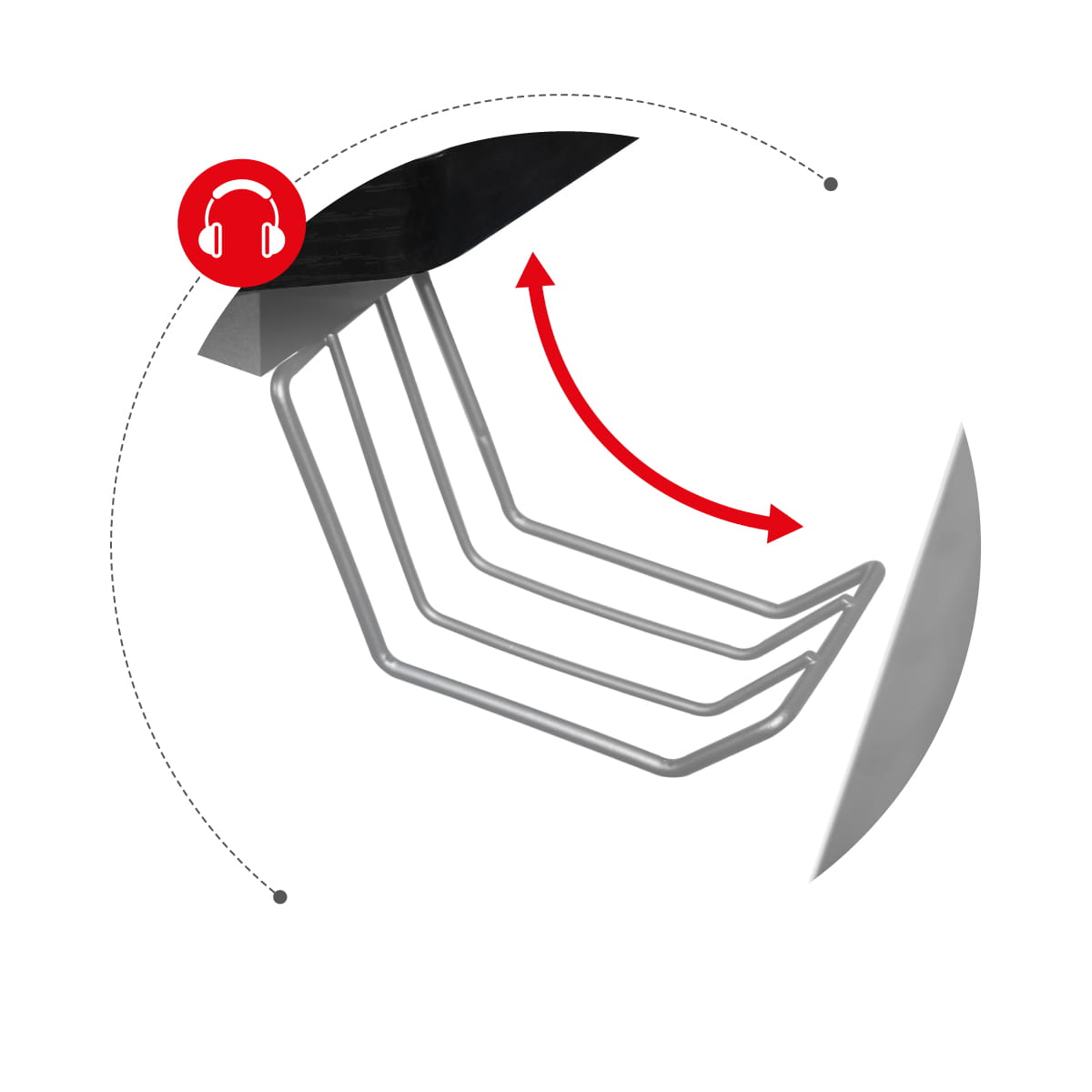 Huzaro Hero 7.0 Grau Gaming-Schreibtisch