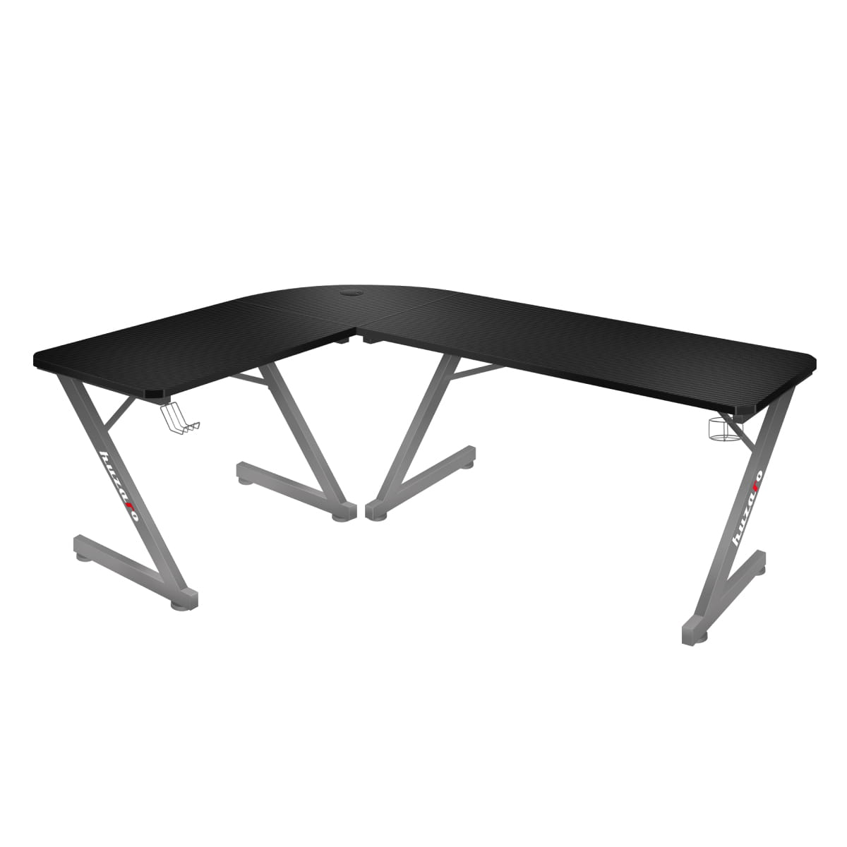 Huzaro Hero 7.0 Grau Gaming-Schreibtisch