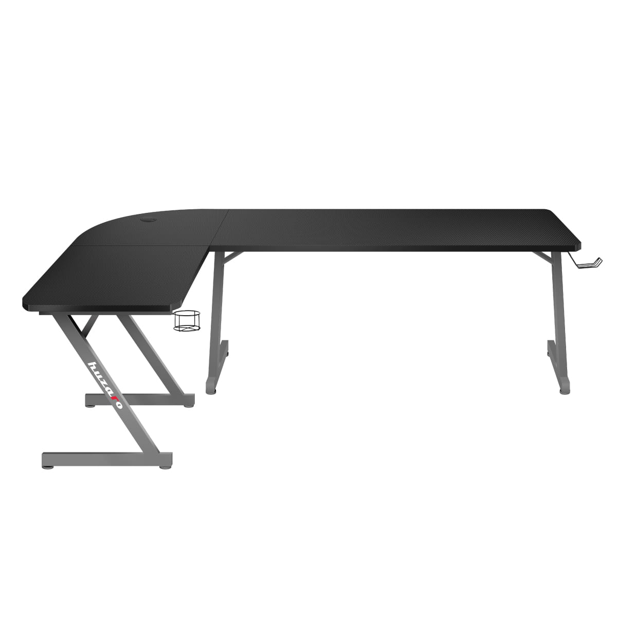 Huzaro Hero 7.0 Grau Gaming-Schreibtisch