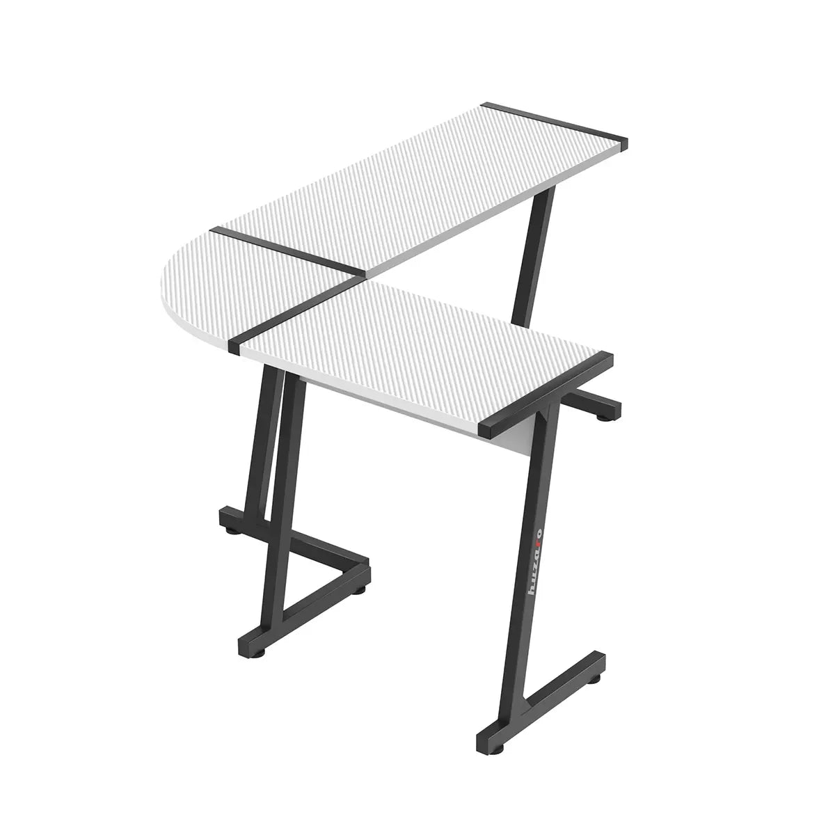 Hero 6.0 Eck-Gaming-Tisch Weiß RGB LED