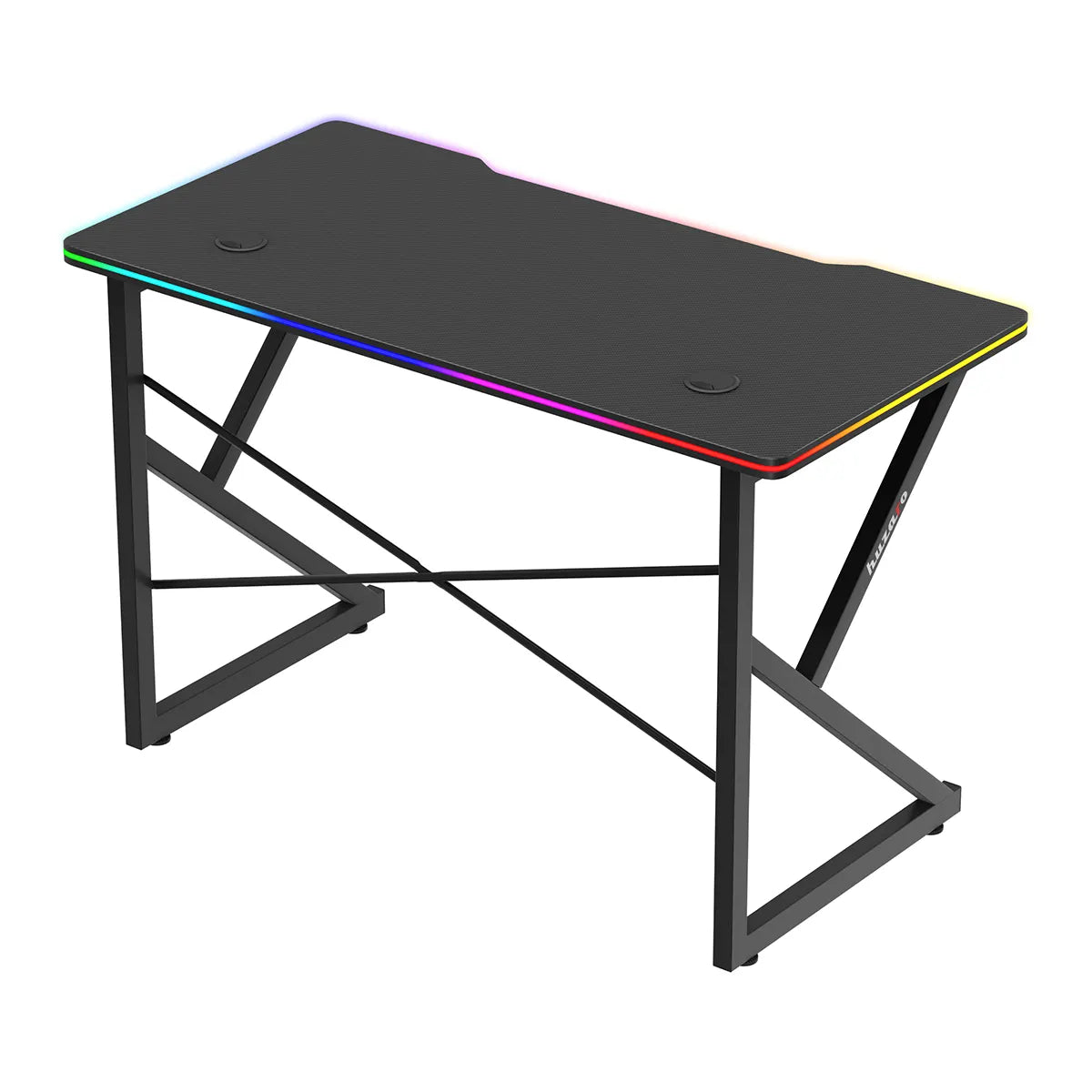 Huzaro Hero 1.7 RGB LED Gaming-Tisch Schwarz