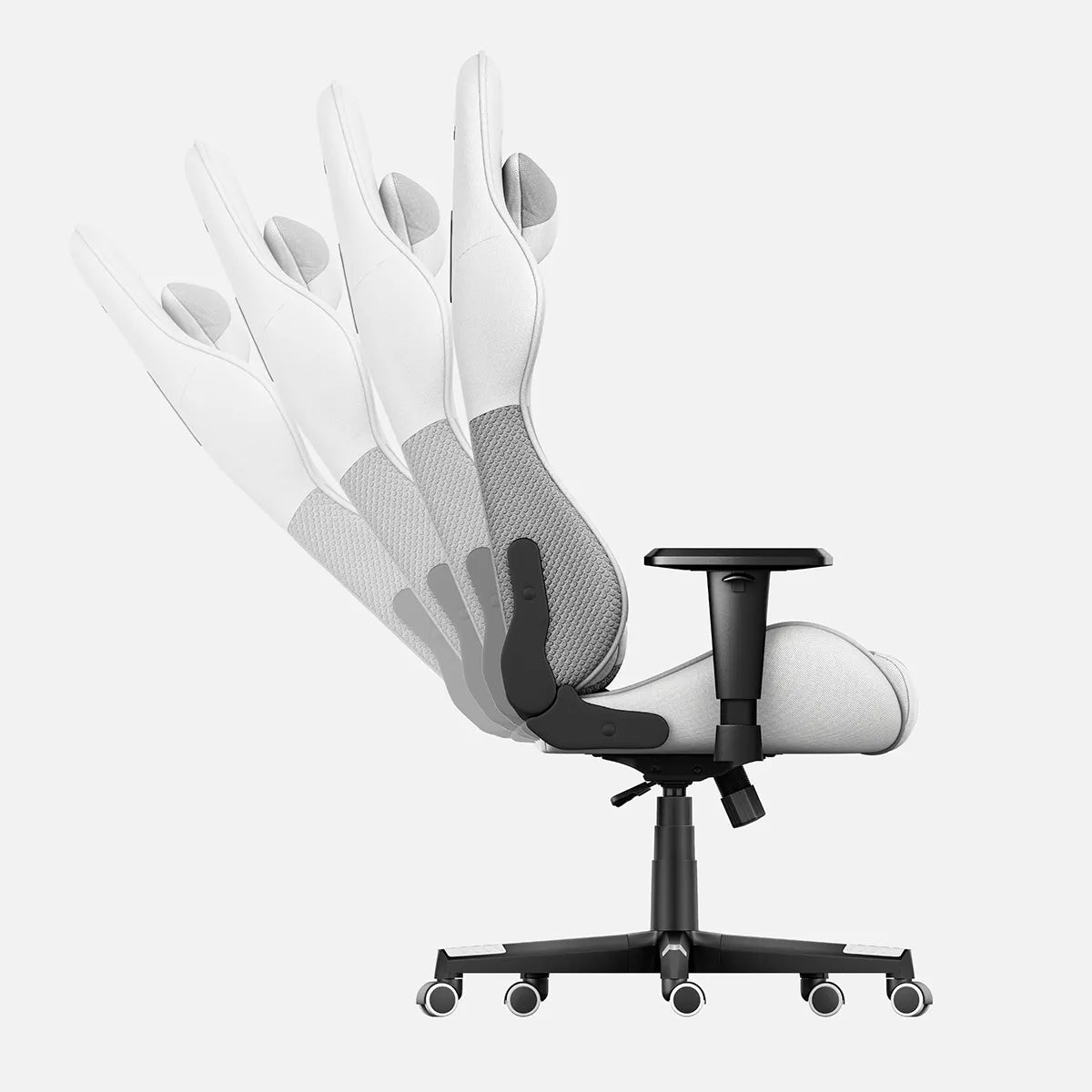 HUZARO FORCE 6.2 Weiß Mesh Gaming-Stuhl