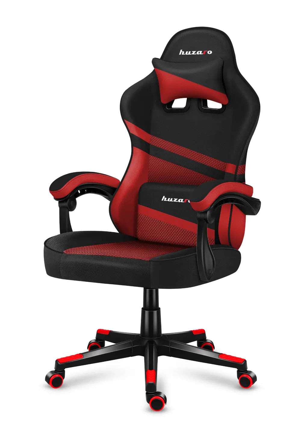 HUZARO FORCE 4.4 Rot Mesh Gaming-Stuhl