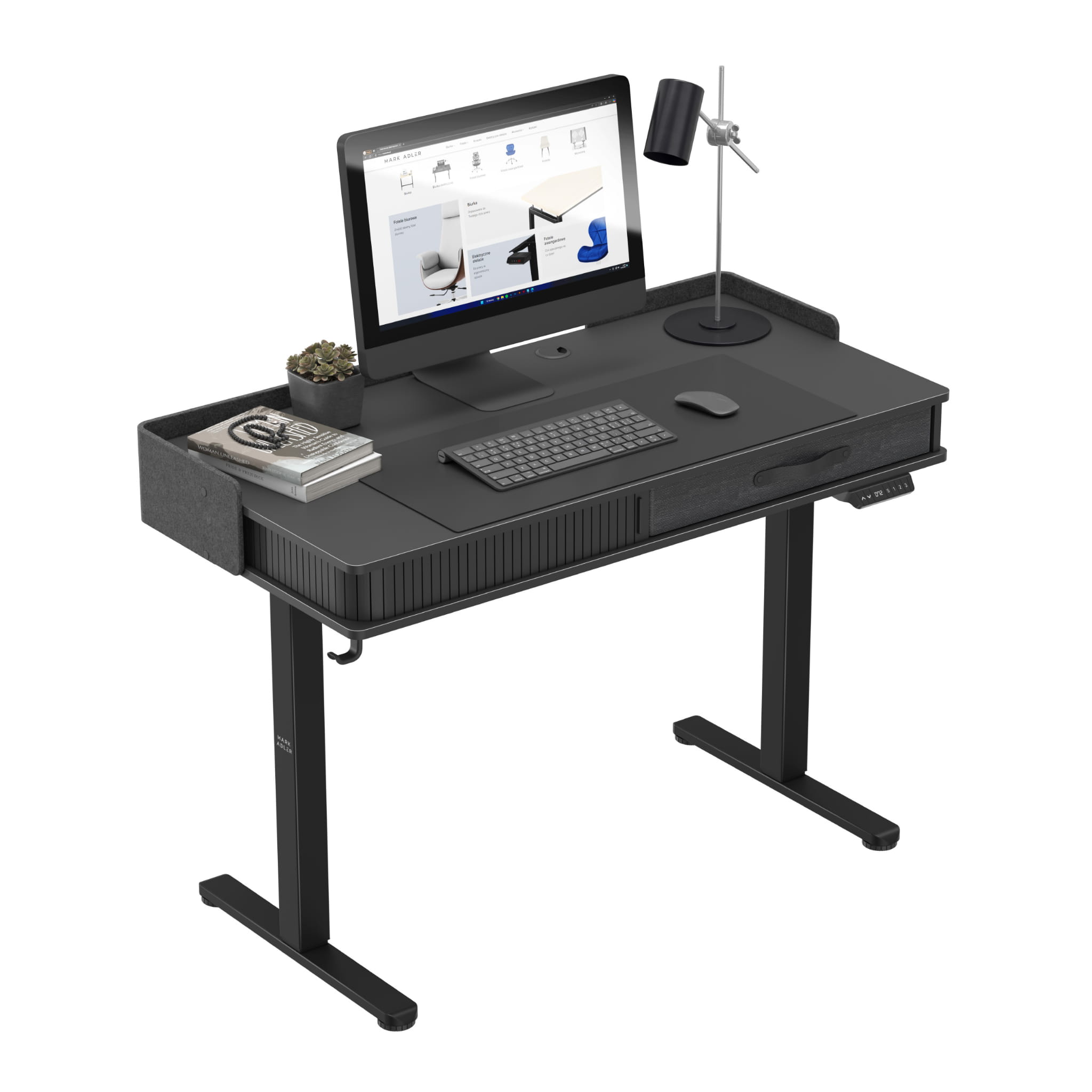 Mark Adler Leader 8.0 Schwarz elektrischer Schreibtisch