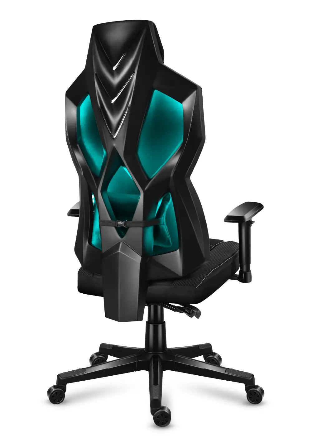 HUZARO Combat 6.2 Schwarzer RGB LED Gaming-Stuhl