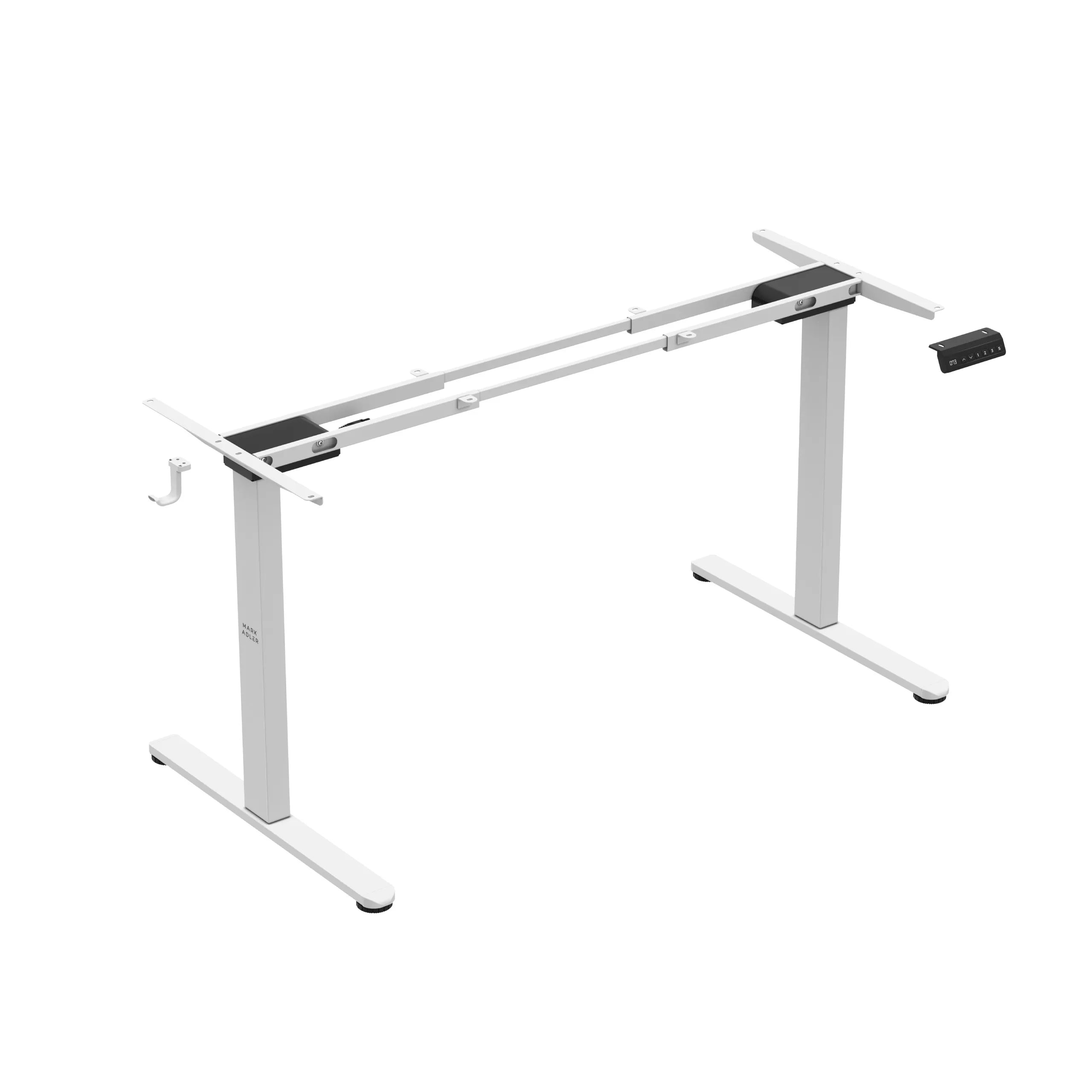 Mark Adler Xeno 4.5 Elektrischer Schreibtischrahmen mit zwei Motoren, Weiß 