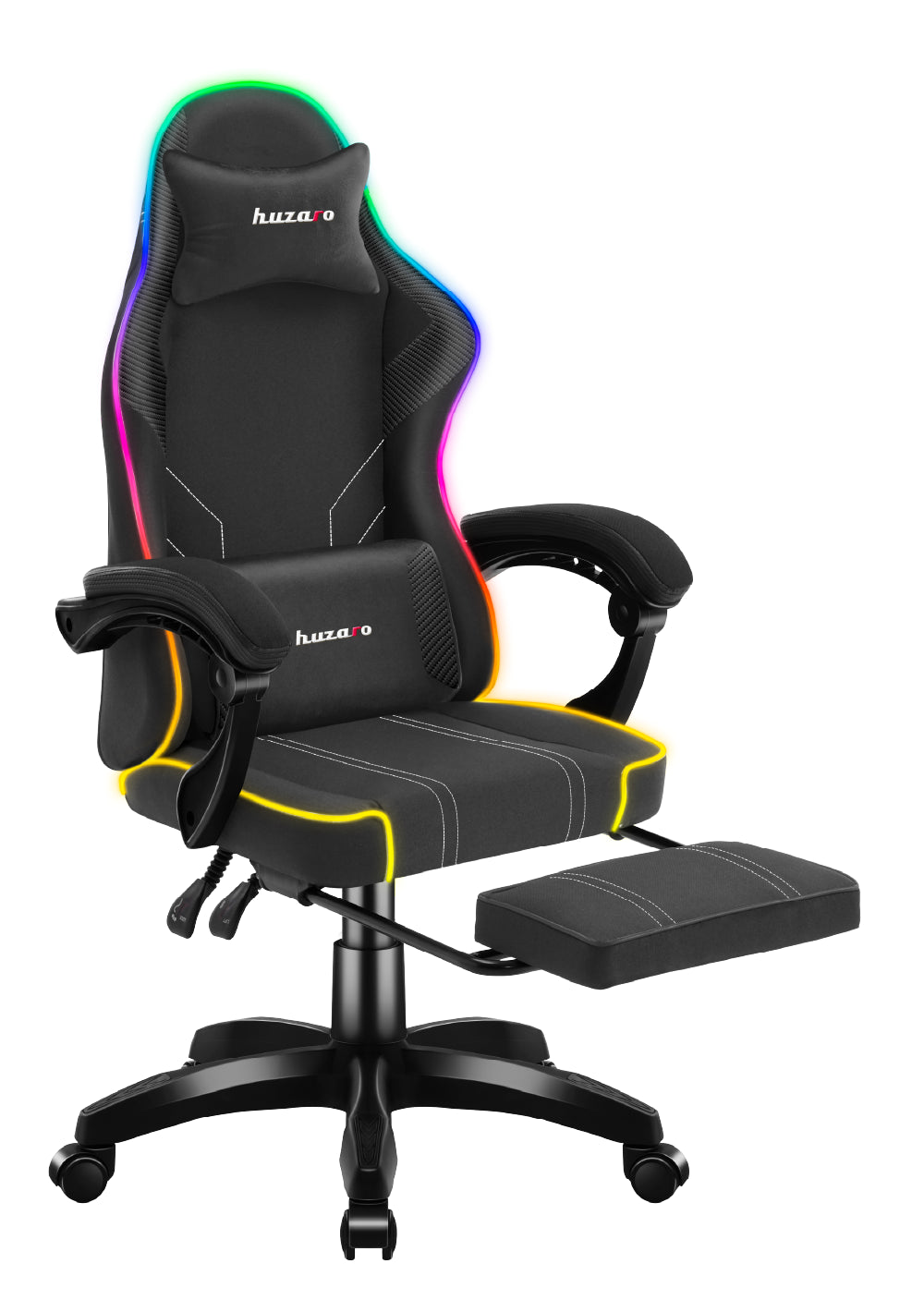 Huzaro Force 3.7 RGB LED Black Gaming-Stuhl