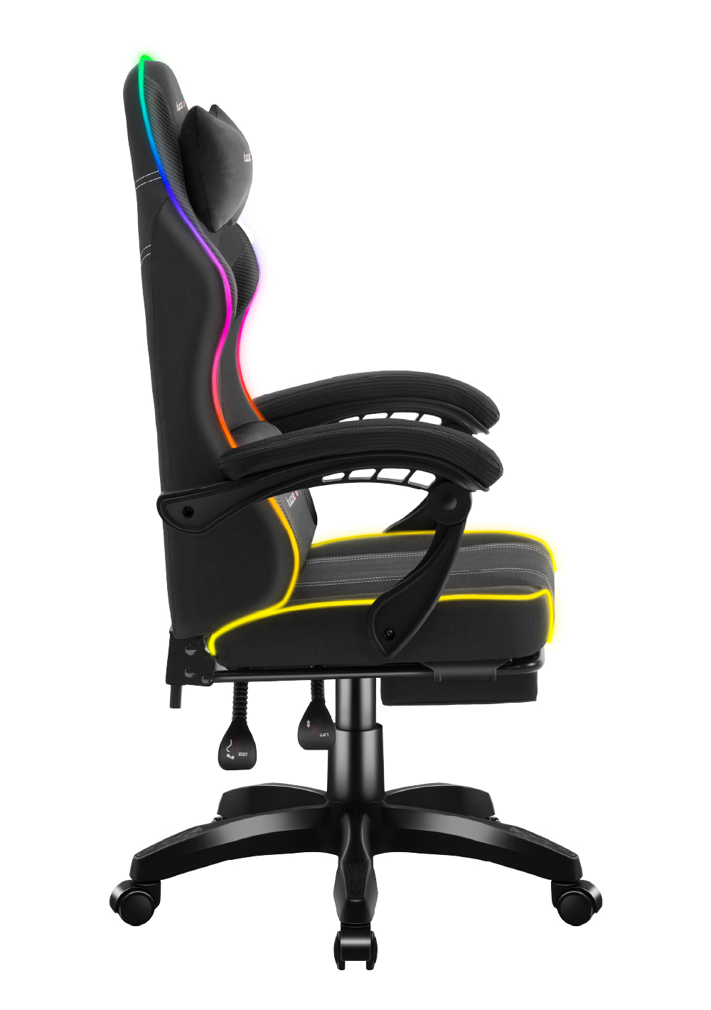 Huzaro Force 3.7 RGB LED Black Gaming-Stuhl
