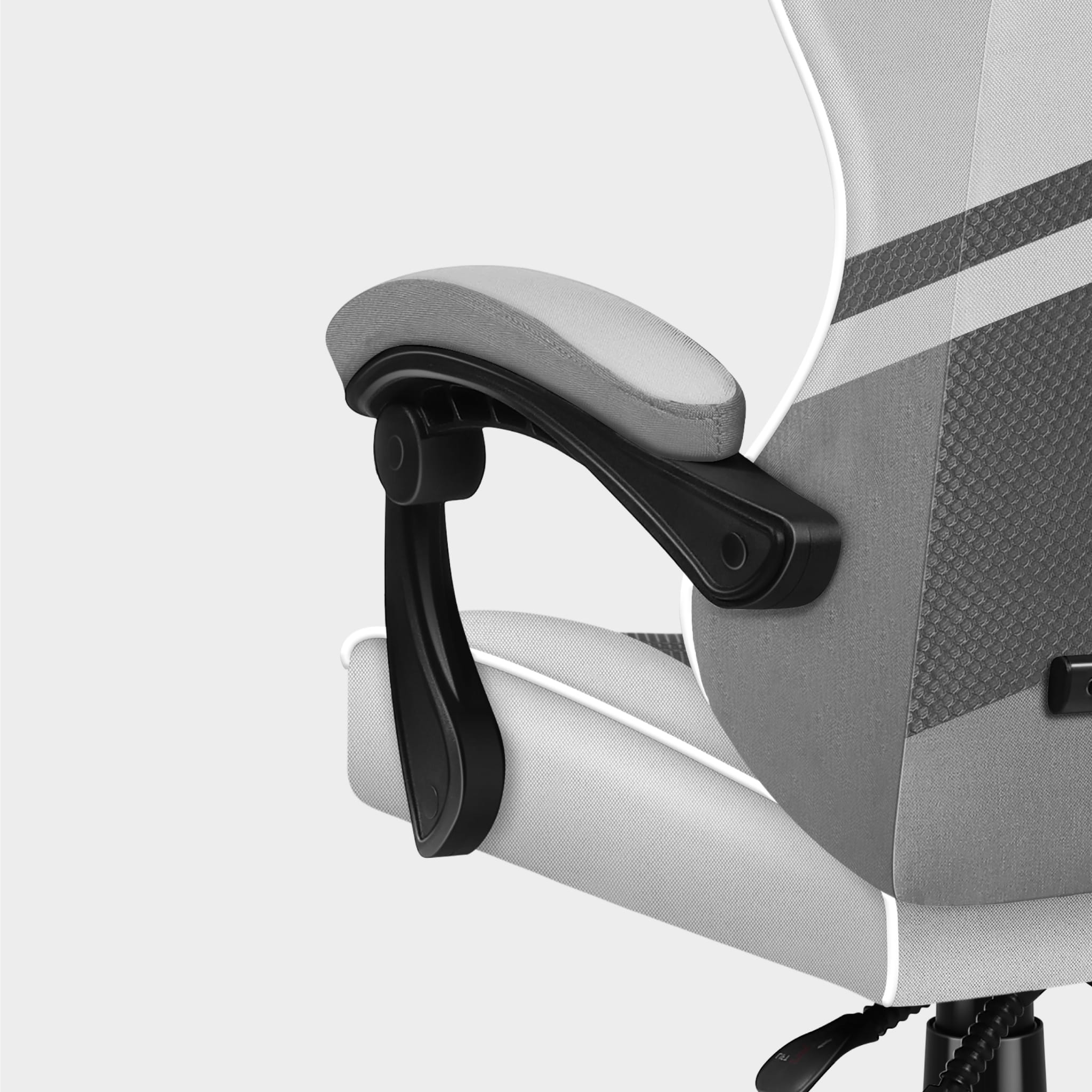 HUZARO FORCE 4.4 Weiß Mesh Gaming-Stuhl