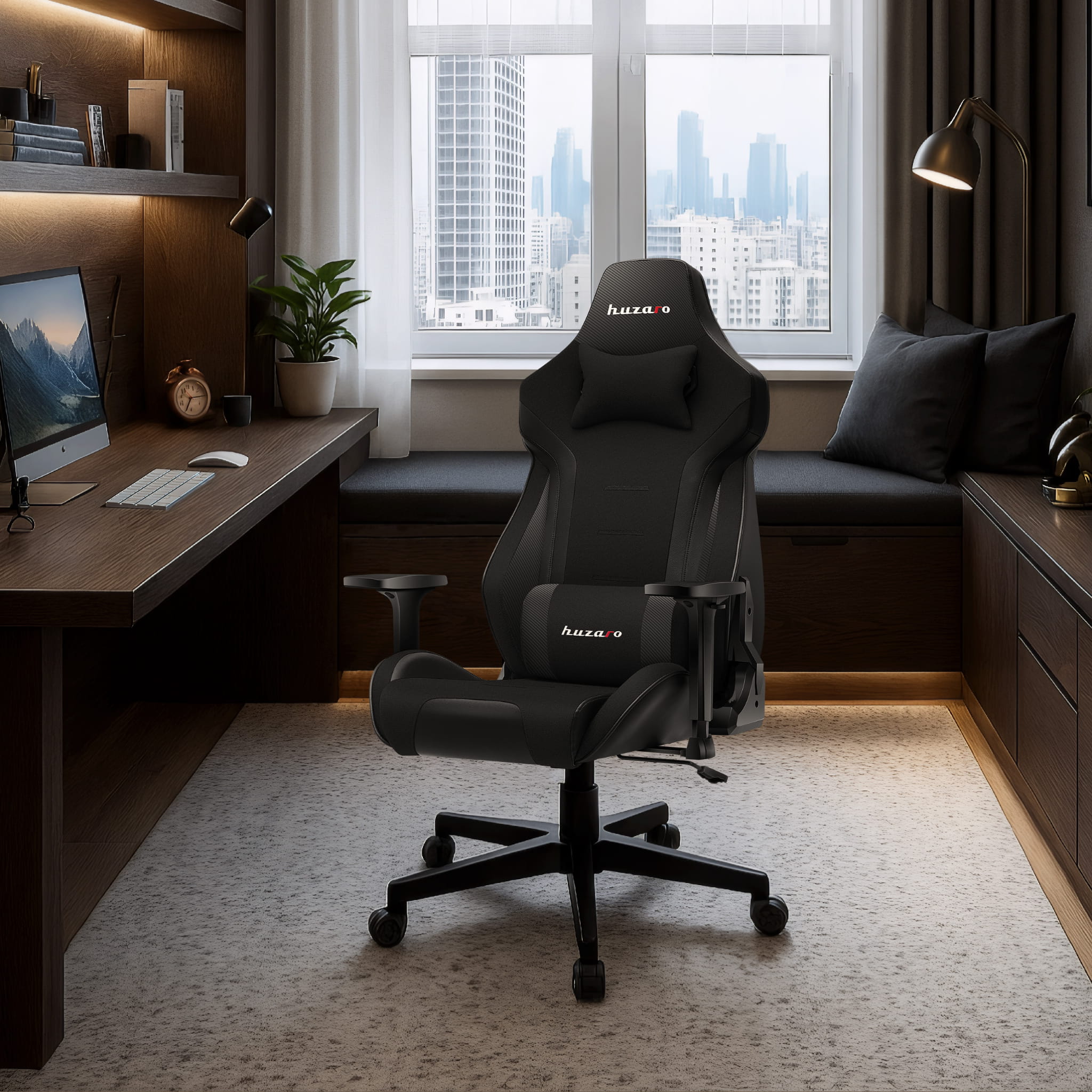 HUZARO FORCE 7.6 Gaming-Stuhl Schwarz