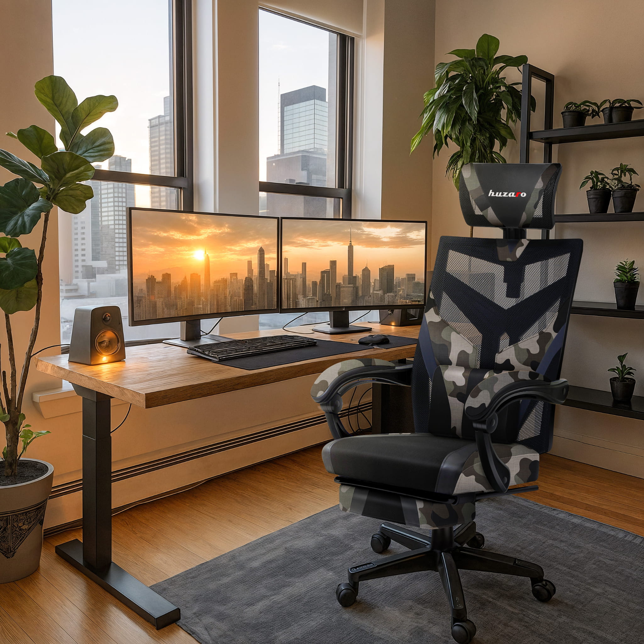 Huzaro Combat 5.0 Camo Gaming-Stuhl