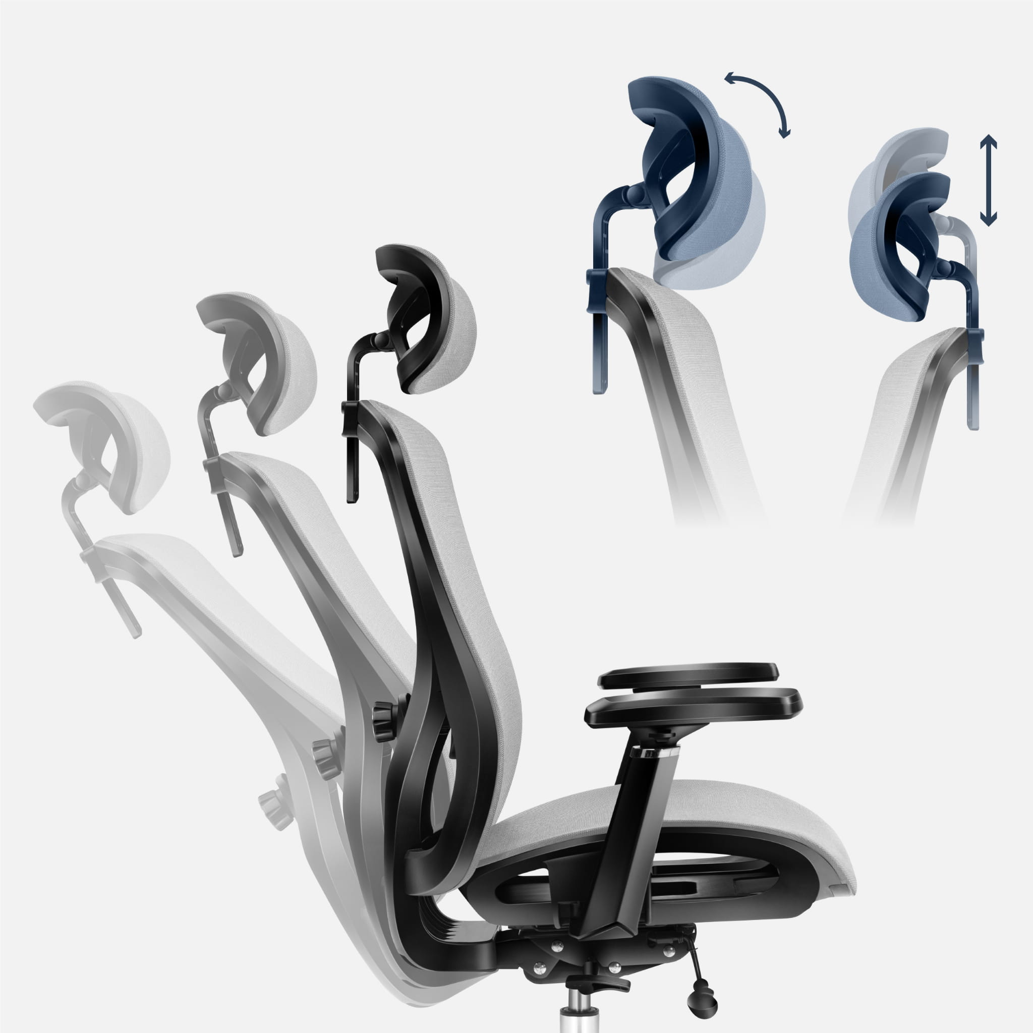 Bürostühl Expert 5.3 Grey Mesh