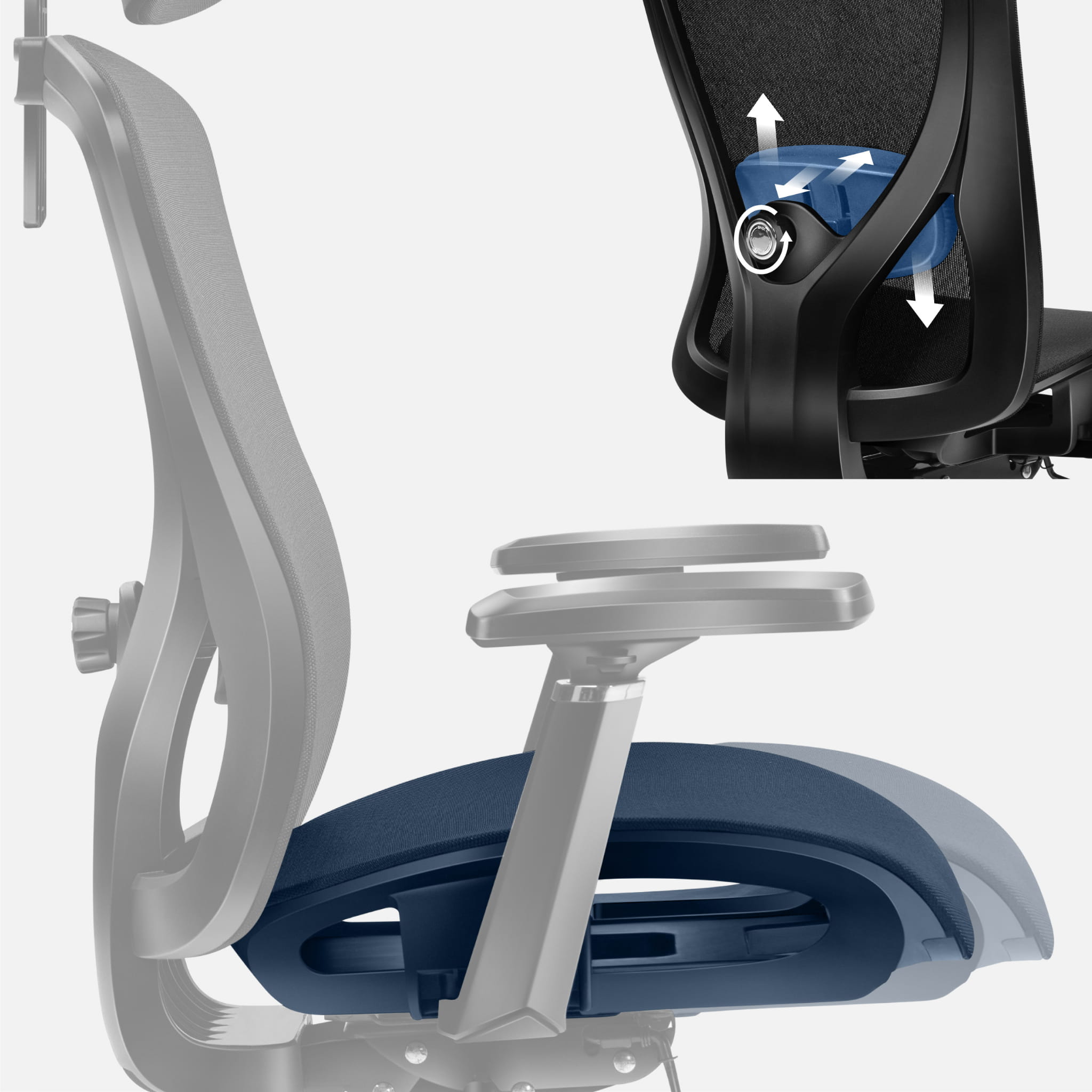 Expert 5.3 Black Mesh Bürostuhl