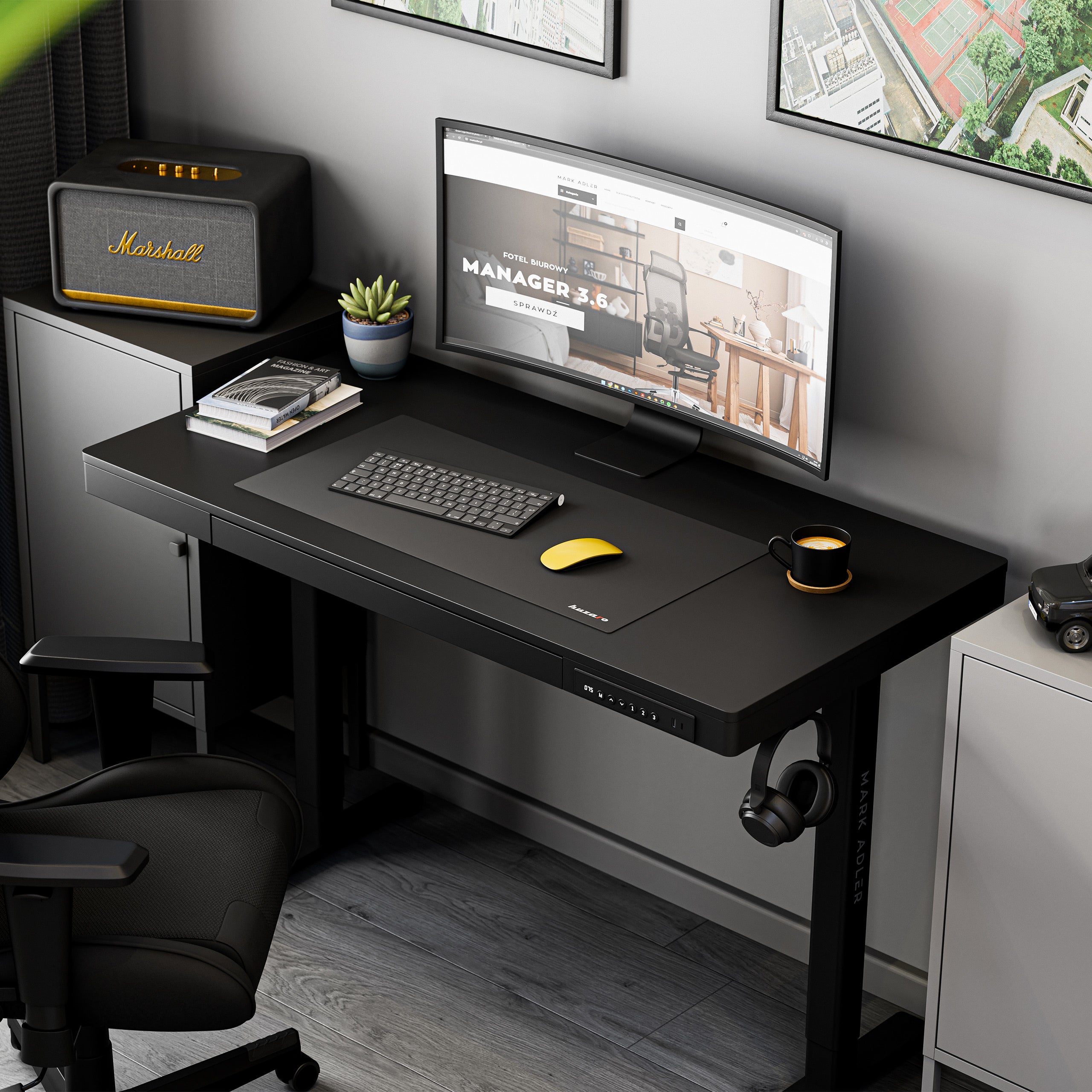 Mark Adler Leader 8.2 elektrischer Schreibtisch Schwarz