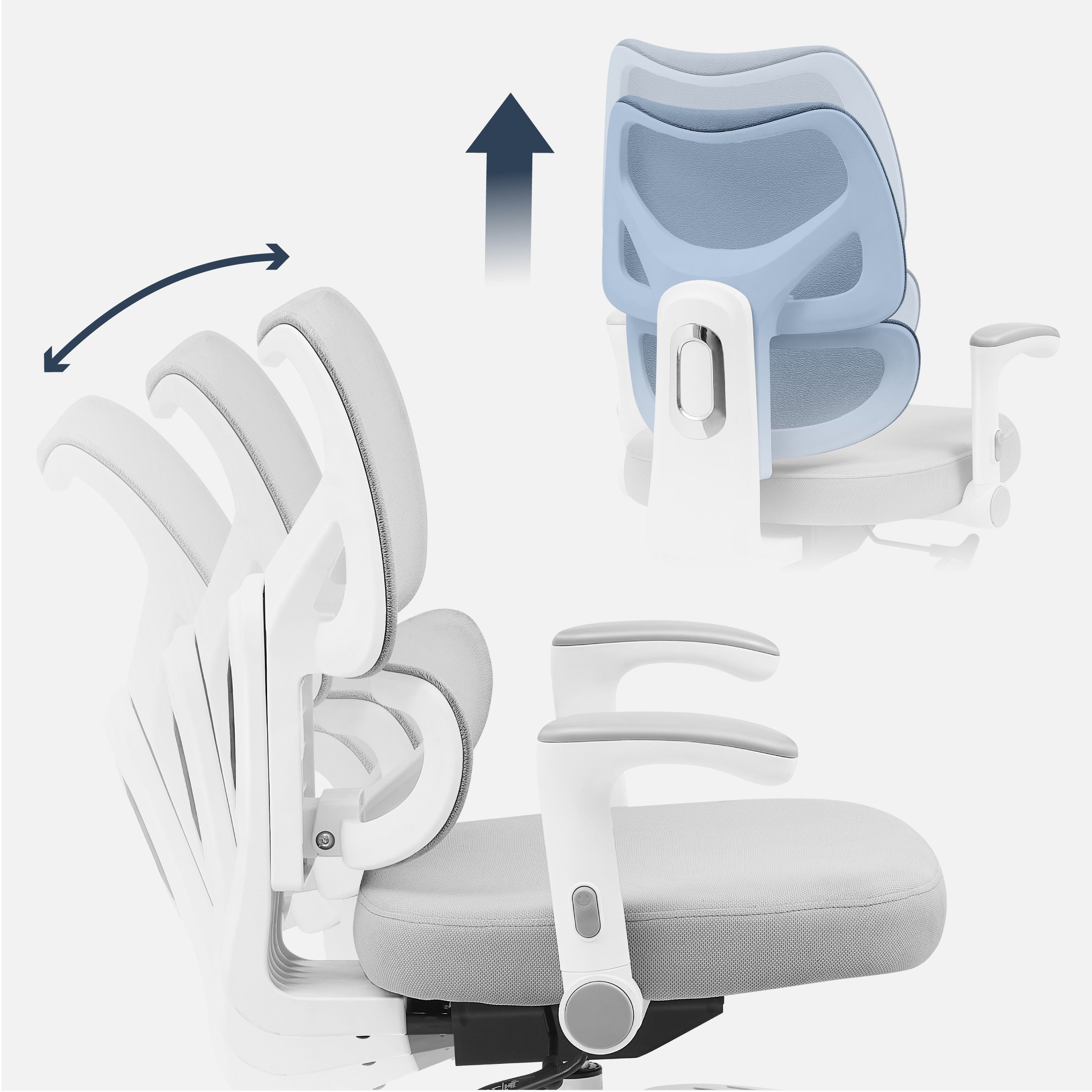 Mark Adler Junior 5.3 Drehstuhl Grau für Kinder