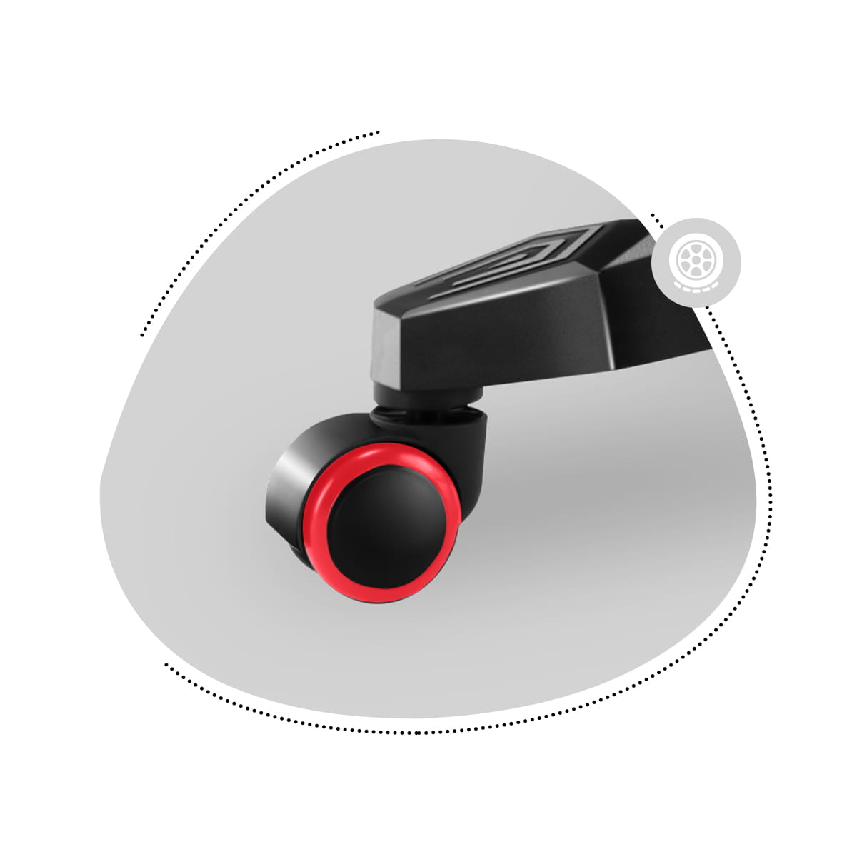 HUZARO RANGER 6.0 Rot Mesh Gaming-Stuhl für Kinder