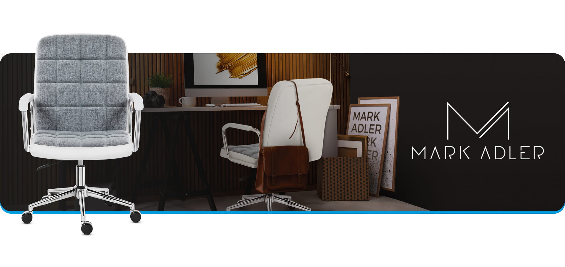 MARK ADLER FUTURE 4.0 Bürostuhl aus grauem Netzgewebe 