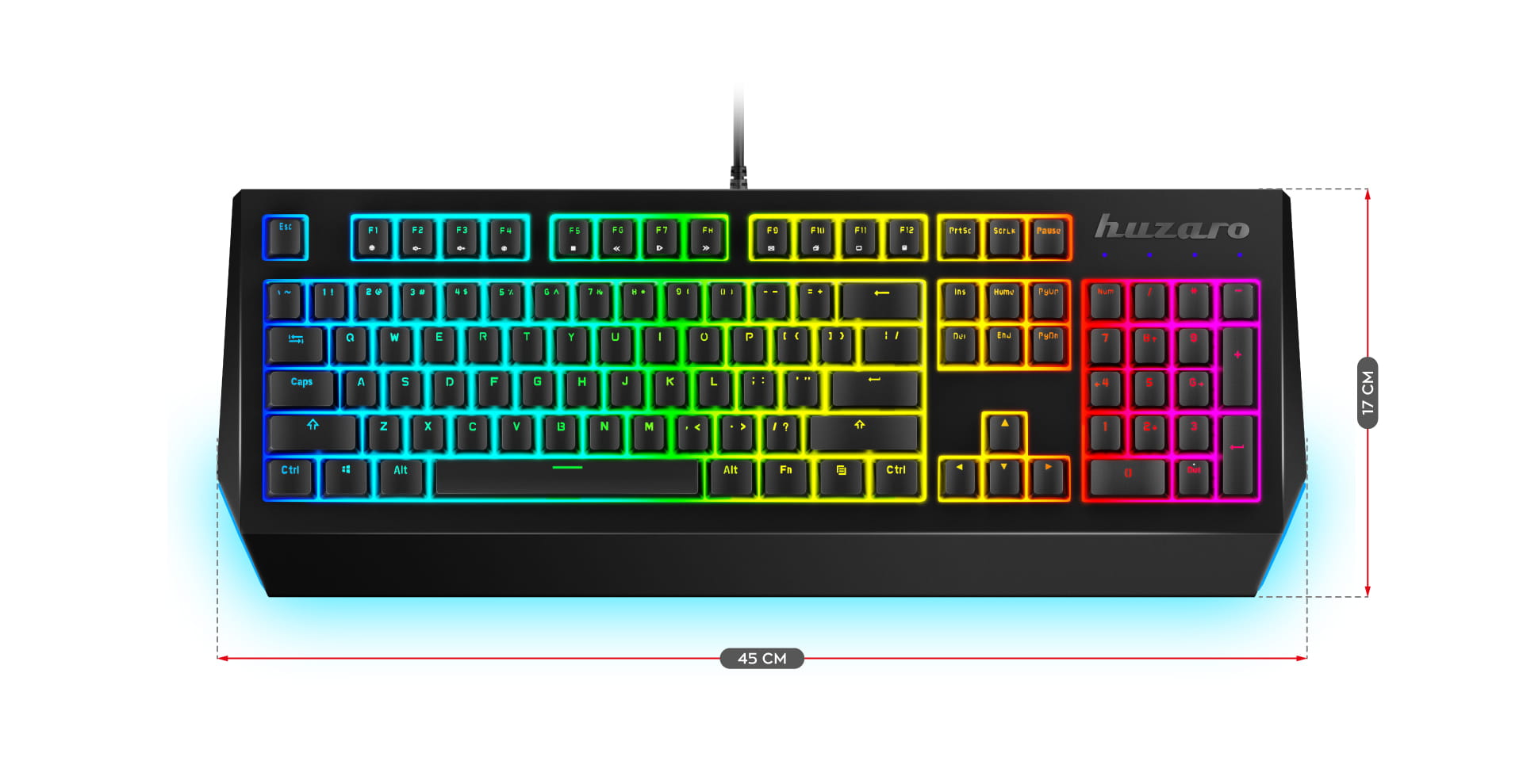Huzaro Rocket 4.0 Gaming Tastatur