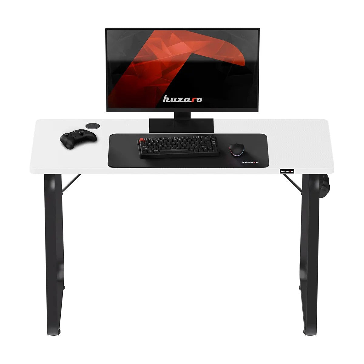 Huzaro Hero 1.5 Weißer Gaming-Schreibtisch 120 cm 
