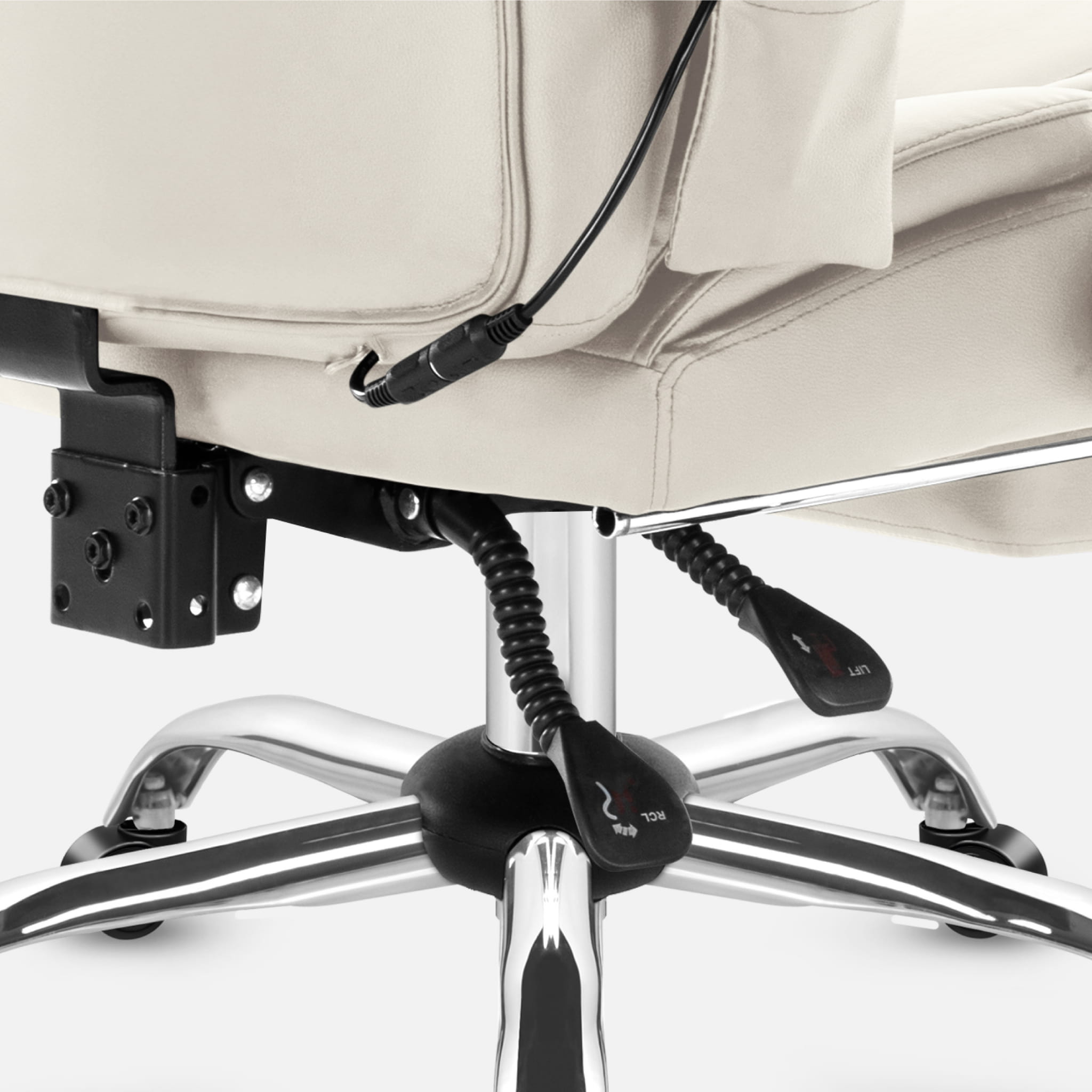 Mark Adler Boss 6.0 Beige Massage-Bürostuhl